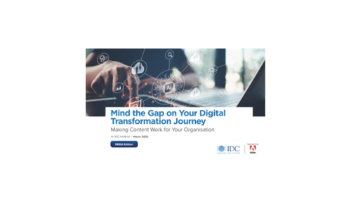 Mind the Gap on Your Digital Transformation Journey: Making Content Work for Your Organisation