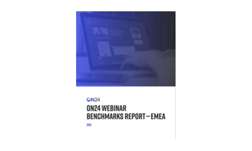 ON24 Webinar Benchmarks Report 2021 EMEA