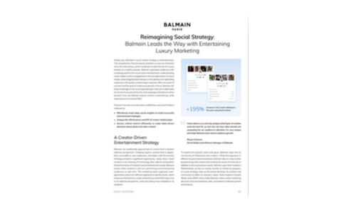 Reimagining Social Strategy: Balmain Leads the Way with Entertaining Luxury Marketing